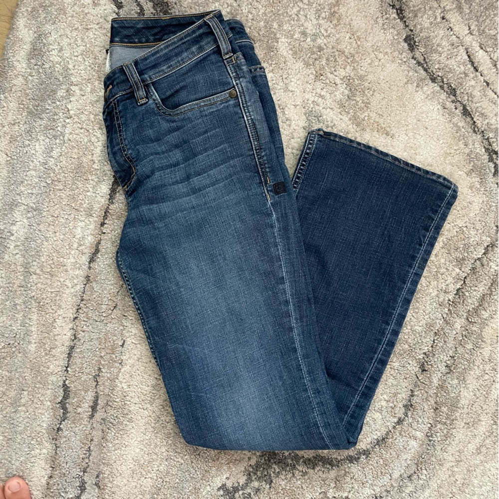 5.11 Tactical Defender-flex Jeans Boot Cut Pacific Indigo Size 6